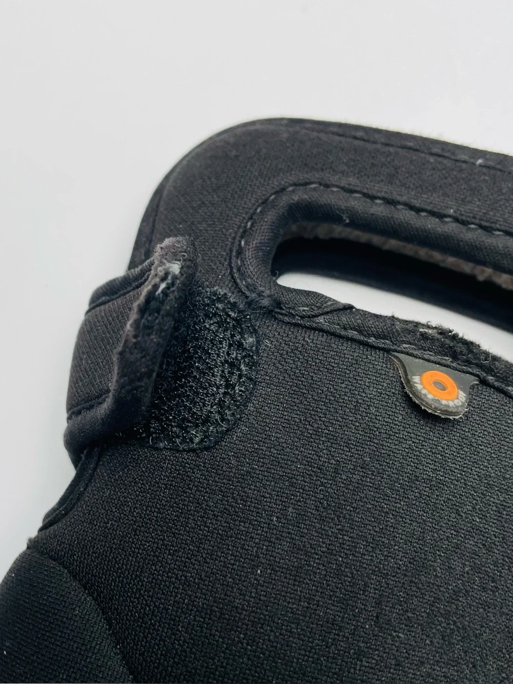Bogs Baby Toddler Black Waterproof Insulated Snow Boots Size 8 Pull On Handles